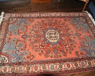 Antique Farkhan Area Rug, 4'3" x 6'7"