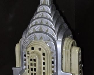 Vintage Treasure Craft Chrysler Tower Cookie Jar