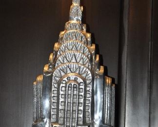 Chrysler Building Replica Cast Aluminum Art Deco Style