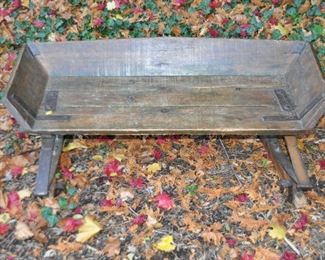 Antique Wood Horse Drawn Buckboard Wagon Buggy Spring Seat