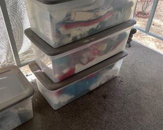 Lots of items remaining to be unpacked