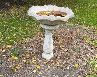 Concrete Bird Bath