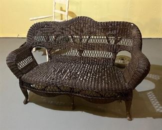 Wicker Loveseat