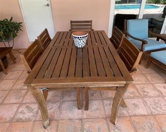 Crate and Barrel Patio Set