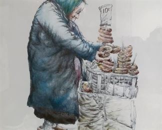 Lithograph by Seymour Rosenthal