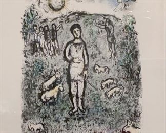 Joseph and his Brothers, Signed and numbered Marc Chagll