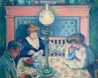 Original oil, Theodore Earl Butler