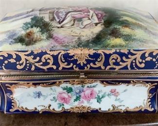 French Porcelain Box