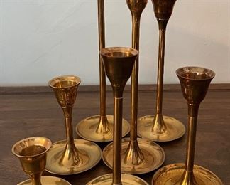 Vintage Brass Candlesticks