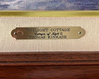 Thomas Kinkade "Twilight Cottage"