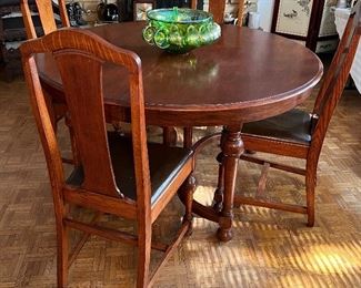 Vintage Dining Table and Chairs