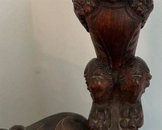 Hand Carved Throne Chair