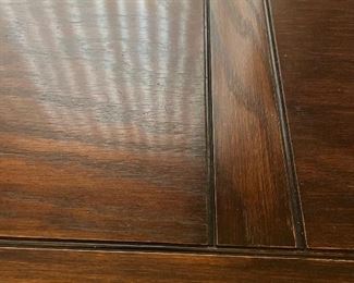 Oak Library  /  Refractory Table Top. 30" High, 96" wide, depth 36".