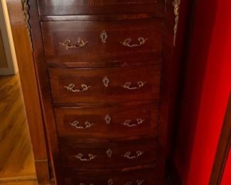 One of a Pair of Key Lock Semainier Lingerie Chests