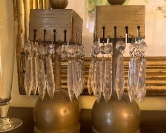 Pair of Antique Brass Candlesticks