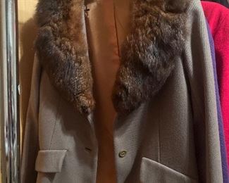 Fur Trimmed Vintage Jacket