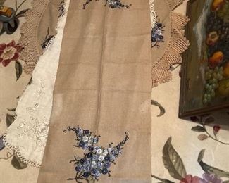 Table Runner Hand Embroidered