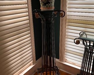 Amazing Wrought Iron Pedestals