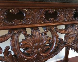 Detail of Maitland Smith Console Table