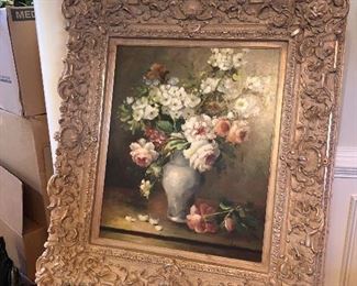 Artwork in Ornate Frame