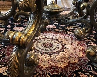 Detail of Maitland Smith Coffee Table