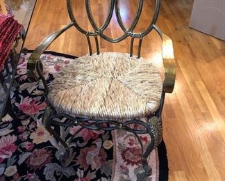 Maitland Smith Metal Dining Chairs