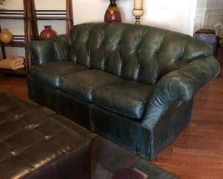 Thomasville Leather Sofa