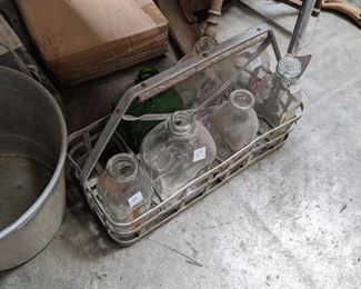 Vintage Milk Bottles