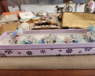 Vintage Glass Beaded Necklace