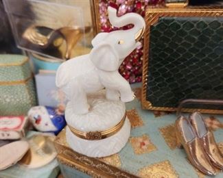 Lenox Elephant Trinket Box