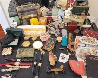 Vintage Compacts, Fans and more!