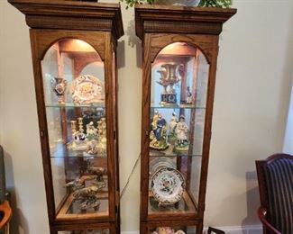 Lighted Curio Cabinets