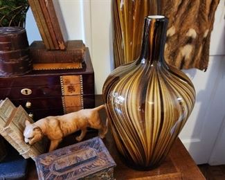 Glass Vase and Decor