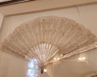 Framed Antique Fans