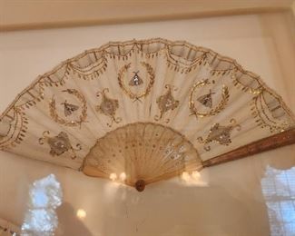 Framed Antique Fans