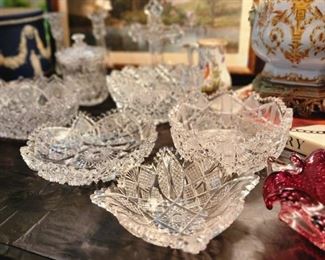 Incredible Vintage Cut Glass