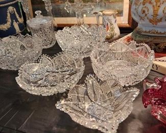 Incredible Vintage Cut Glass