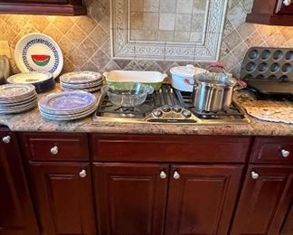 Selling complete kitchen! Cabinets with 3/4 dovetail drawer construction & granite countertops includes sink and faucets. Purchaser must arrange for a contractor/builder to disassembly and haul with 7 days of sale. All Appliances will be sold separately. Thermadoor and Bosch