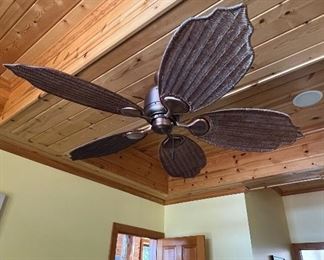 Ceiling fans that can be purchased, disassembled and hauled to a new home (must be disassembled by licensed contractor arranged by purchaser) 