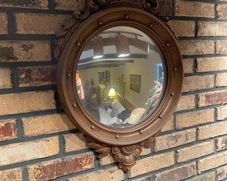 Bulls eye mirror