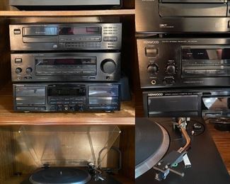 Pioneer PL-200X Turntable 
Kenwood Multiple Compact Disc Player DP-M993
Kenwood KR-A5040 AM-FM Stereo Receiver
Kenwood KX-W5040 Stereo Double Cassette Deck
