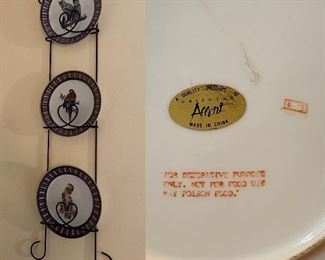 Orient by Accent Decorative Plates