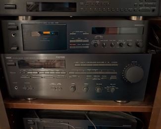 Yamaha CD changer, amp/radio, KX-330 cassette deck