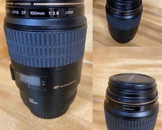 Canon Ultrasonic Lens made in Japan EF 100mm
