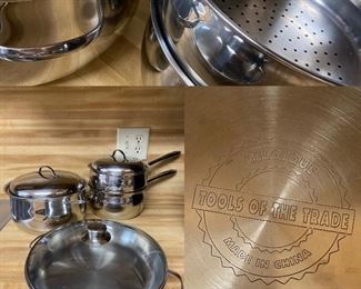 Tools of The Trade Stainless Pots and Pans