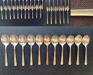  Prestige Plate Flatware Set service for 10, some 11 & 12 plus 9 Hostess Pieces, Ect…