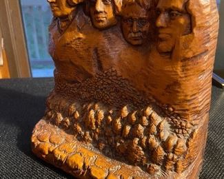 Vintage Mount Rushmore Bookends