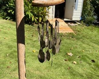 Unique wind chimes made of spoons
