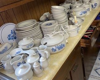 Vintage Pfaltzgraff Yorktowne Soup Tureen, dish set and extras