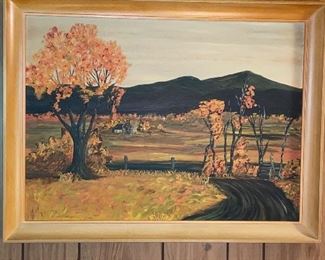 Handpainted oil on canvas